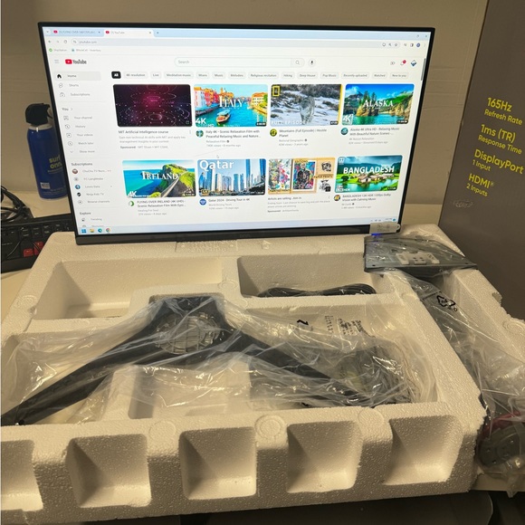 Onn. 24" FHD 1080p 165hz 1ms Gaming Monitor includes 6ft DP,HDMI Cable &… - Picture 3 of 11